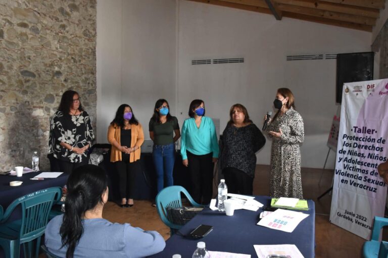 Tercera Sesión del Taller de Protección de los Derechos de Niñas, Niños y Adolescentes, Víctimas de Violencia Sexual en Veracruz.