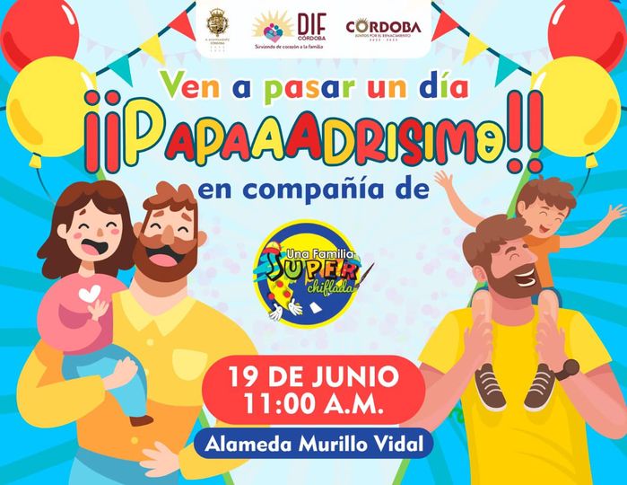 domingo 19 de junio, ven a pasarte un día ¡PAPAAADRISIMO!