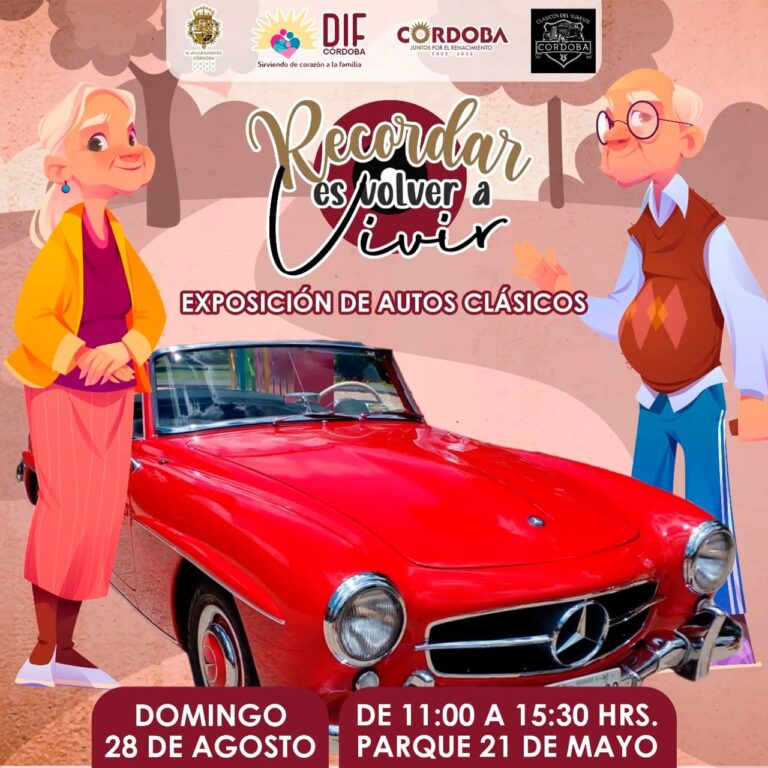 Este domingo 28 de agosto te invitamos a la exposición de autos clásicos.