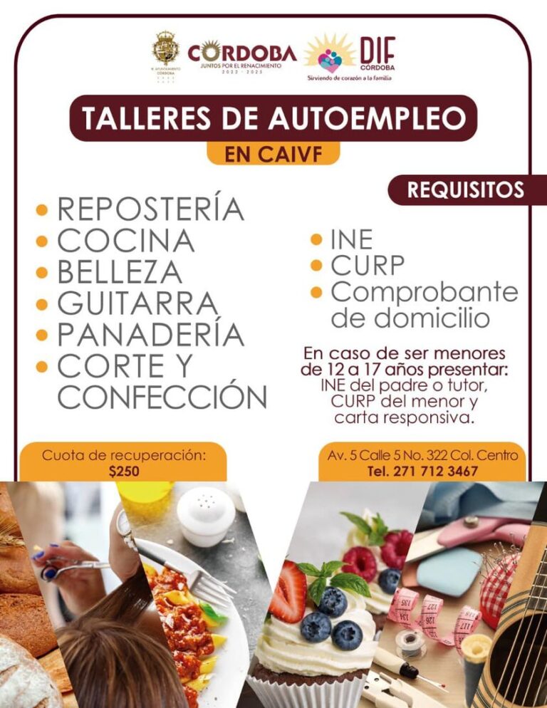 Abrimos inscripciones para los talleres de autoempleo.