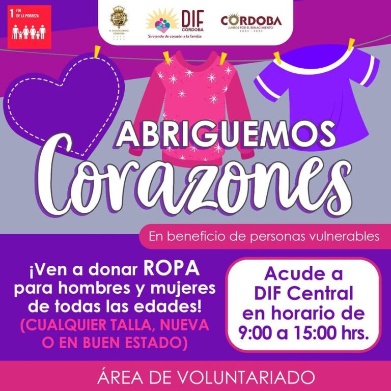 Te invitamos a que tu sumes a la campaña “Abriguemos Corazones”