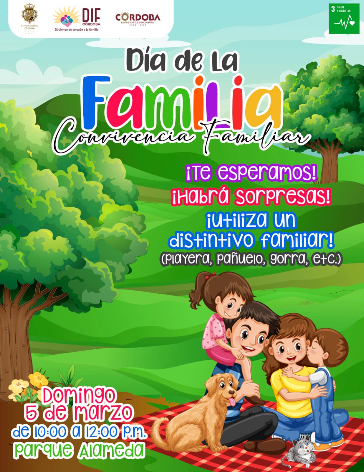 DIF Córdoba te invita a disfrutar de un domingo en familia.