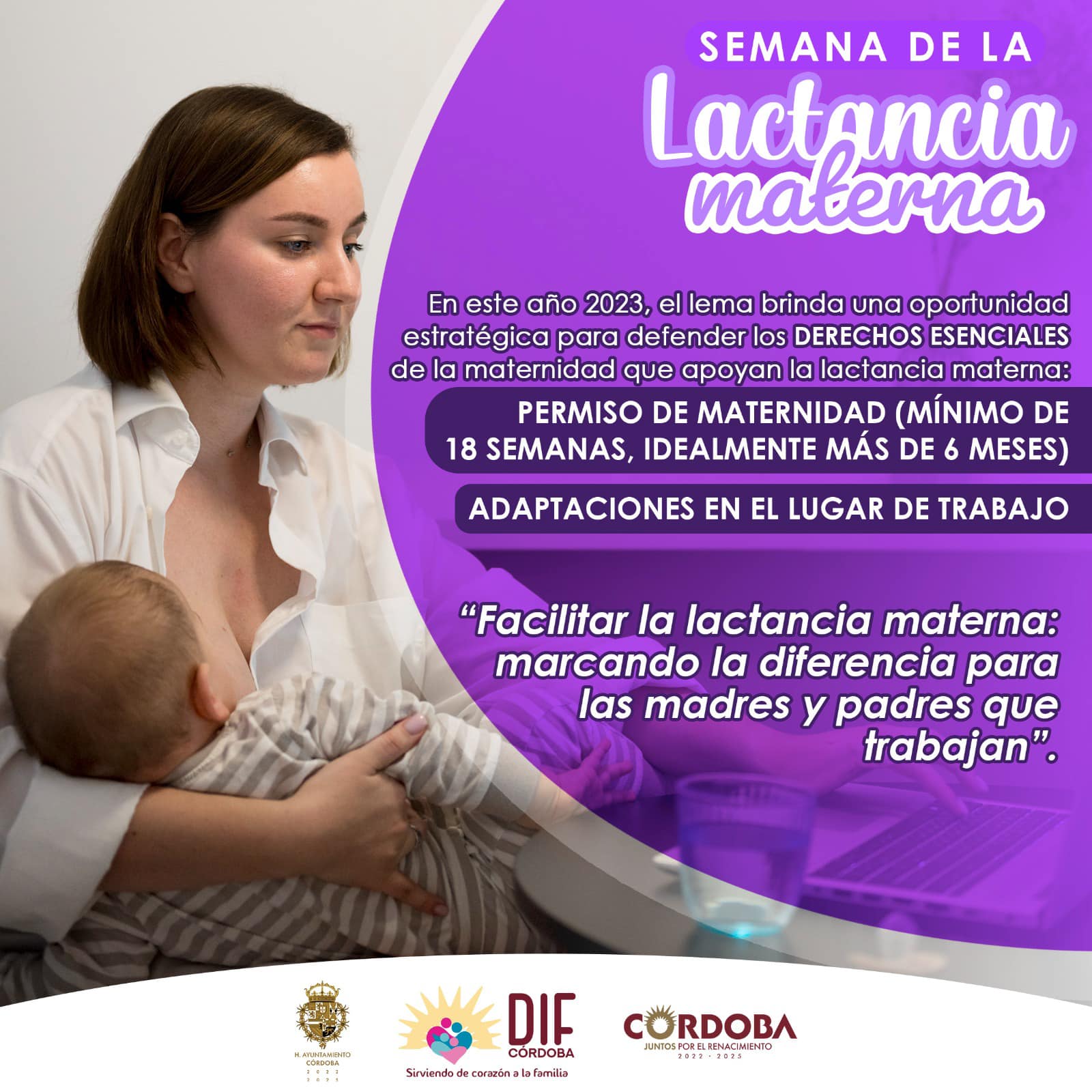 La Lactancia Materna tiene grandes beneficios para los bebés y sus mamás.