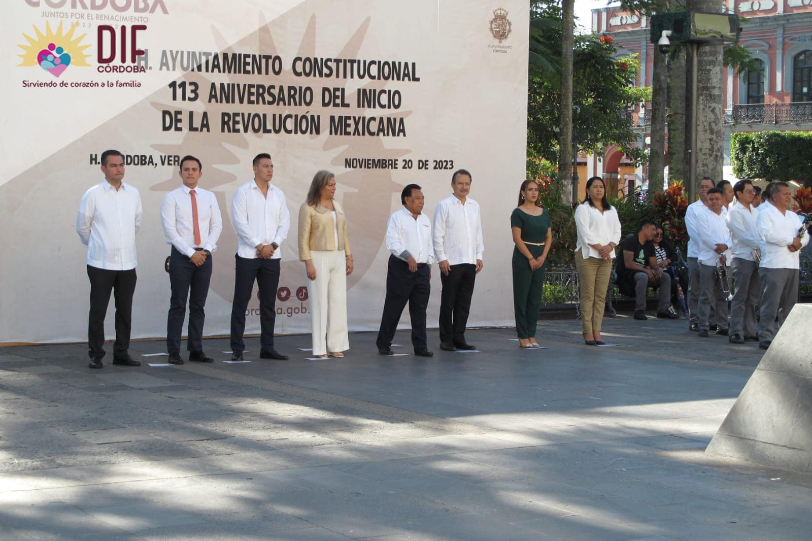 Conmemoración del 113 Aniversario del inicio de la Revolución Mexicana.