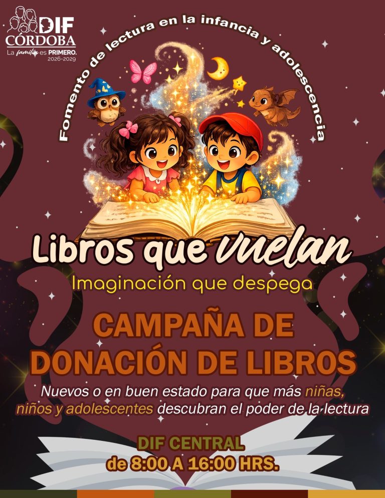 DIF Córdoba impulsa “Libros que vuelan”