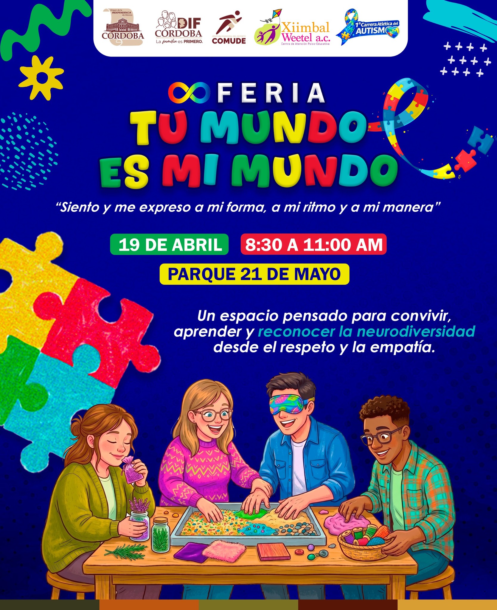 SMDIF invita a vivir la inclusión en la feria “Tu mundo es mi mundo”