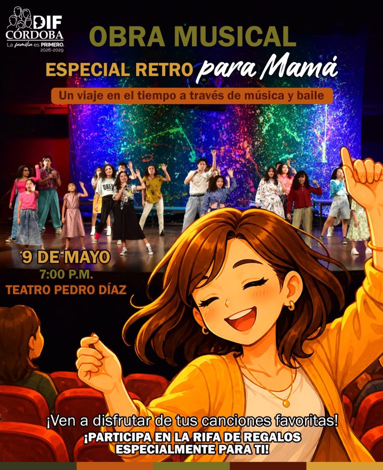 El DIF Córdoba te invita a disfrutar de una obra musical especial retro.