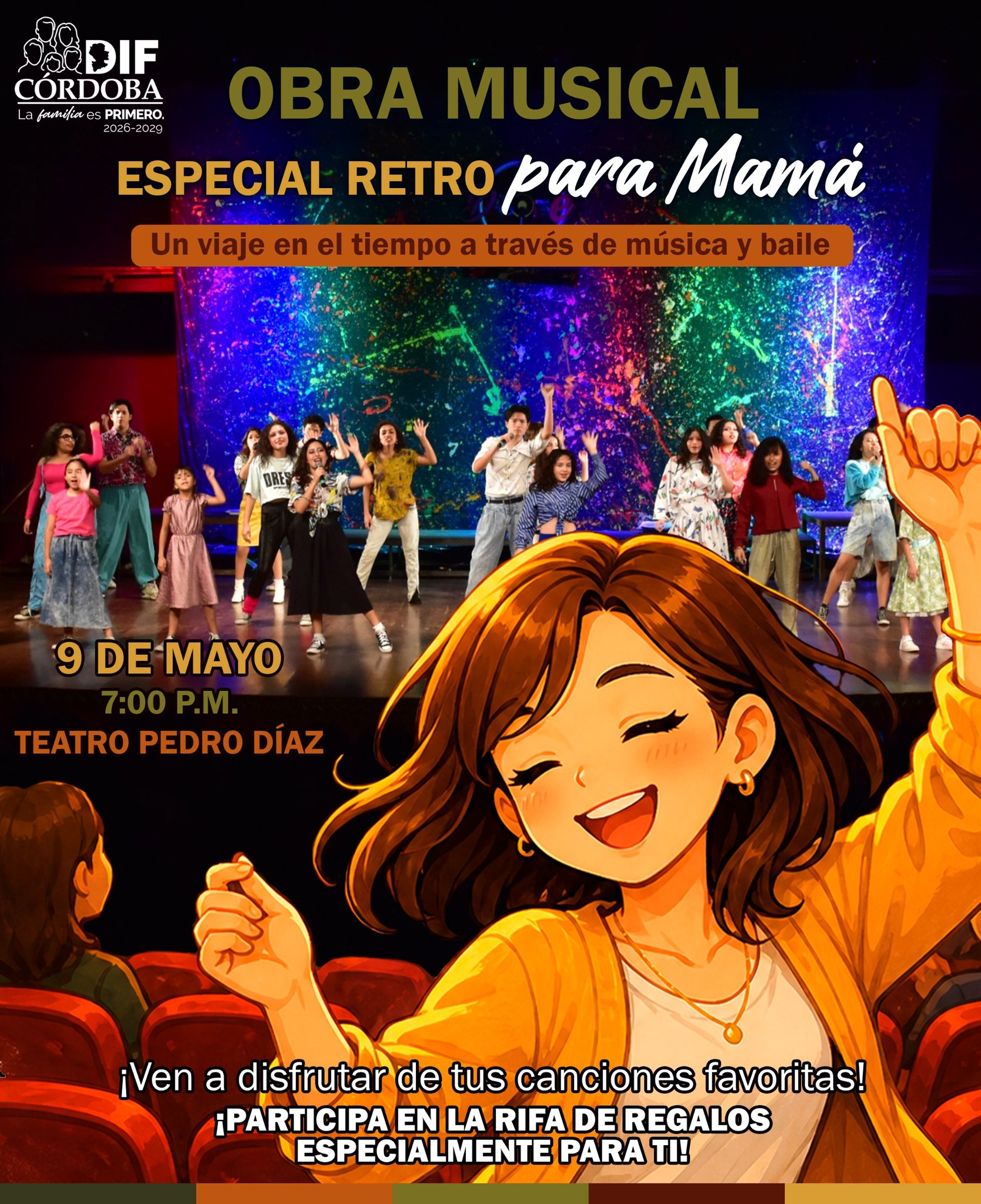 El DIF Córdoba te invita a disfrutar de una obra musical especial retro.