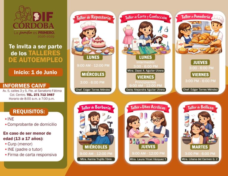 SMDIF abre talleres de autoempleo ¡Inscríbete!